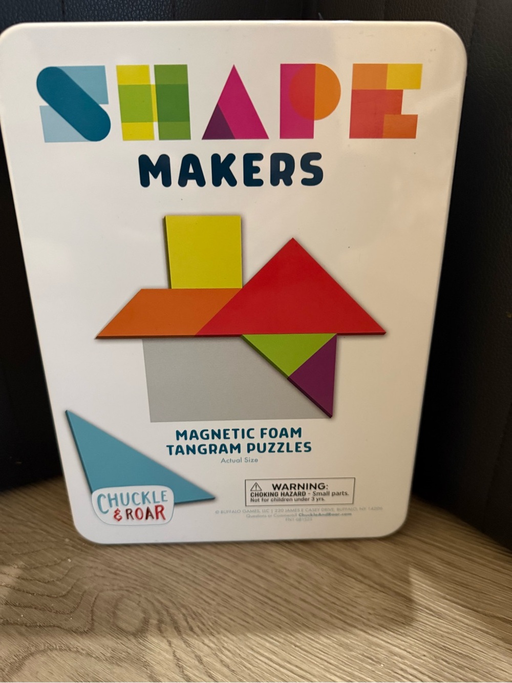 Chuckle & Roar Chuckle And Roar Shape Makers - Magnetic Tangram Puzzle Game For